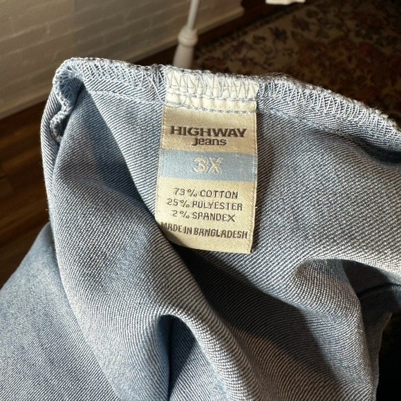 Highway Jeans Plus Size Stretch Denim Bodycon Dress - Picture 15 of 16